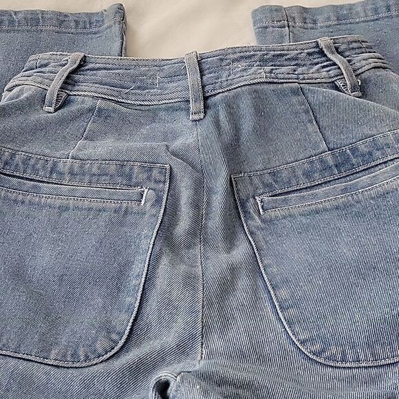 VINTAGE Apiece Apart NY Light Denim Y2K Retro high waisted Jeans Size 0 - Picture 5 of 7